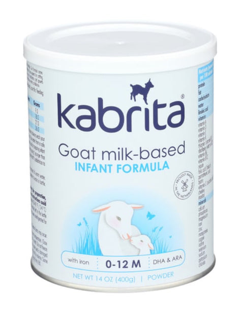 Kabrita Goat Milk-Based Infant Formula – 14oz – Natural, Gentle Baby Formula – European, Non-GMO – Ages 0-12 Months