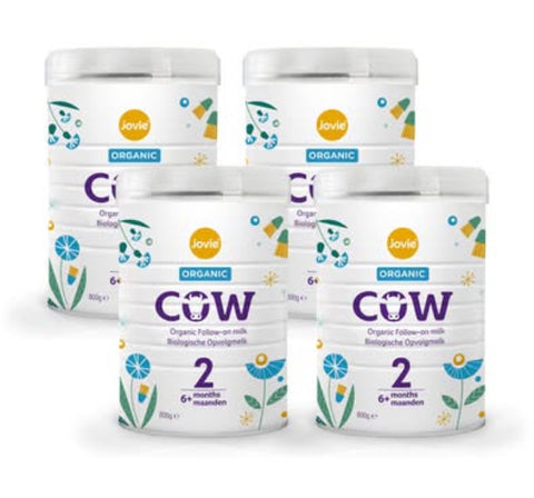 Jovie Stage 2 Organic Cow Milk Baby Formula 28 oz (4-Pack)