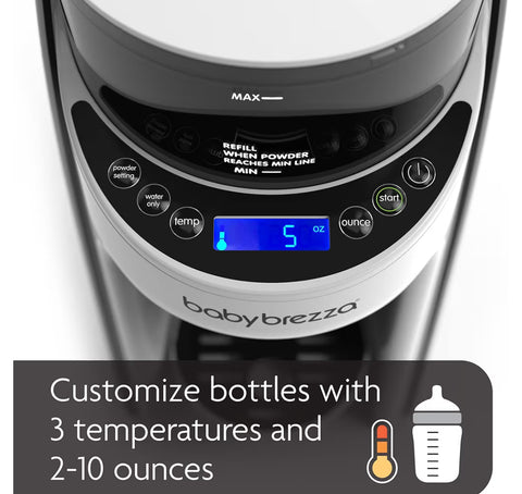 Baby Brezza New and Improved Formula Pro Advanced Formula Dispenser Machine - Automatically Mix a Warm Formula Bottle Instantly