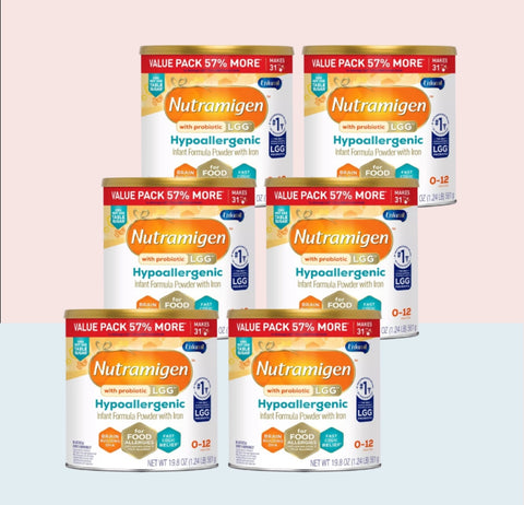 Enfamil Nutramigen Hypoallergenic Formula, 19.8 Oz (Case of 6)
