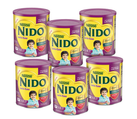 Nestle NIDO Lacto-Ease Toddler Formula 1.76lb, (Case of 6)