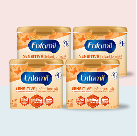 Enfamil Sensitive Infant Formula NON-GMO 19.5 Oz (Case of 4)