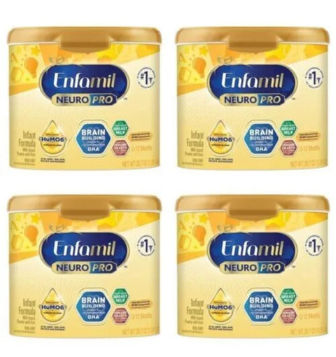 Enfamil NeuroPro Infant Formula, (4-20.7 oz) Case of 4