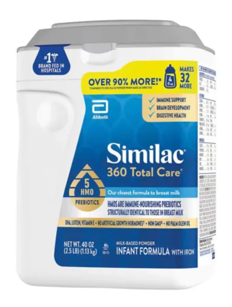 Similac 360 Total Care Infant Formula Powder (40 Oz) Babies Nutrition