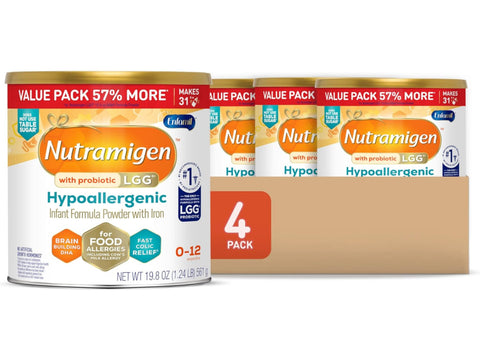 Enfamil Nutramigen Hypoallergenic Infant Formula (4-19.8 oz) Case of 4