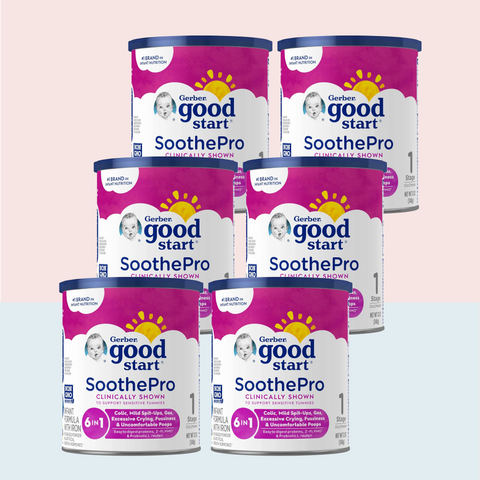 Gerber Good Start SoothePro Infant Formula (6-12 oz) Case of 6