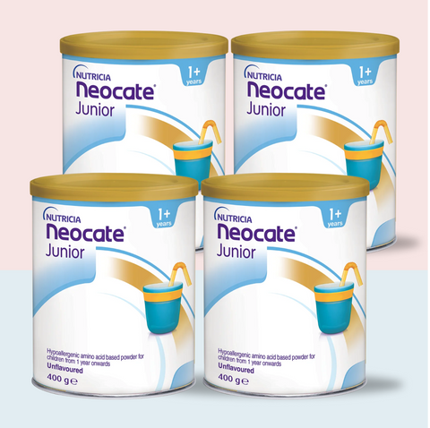 Neocate Junior Unflavored, 14.1 oz / 400 g (Case of 4)