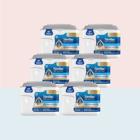 Similac 360 Total Care Infant Formula 20.6 Oz non-GMO (Case of 6)