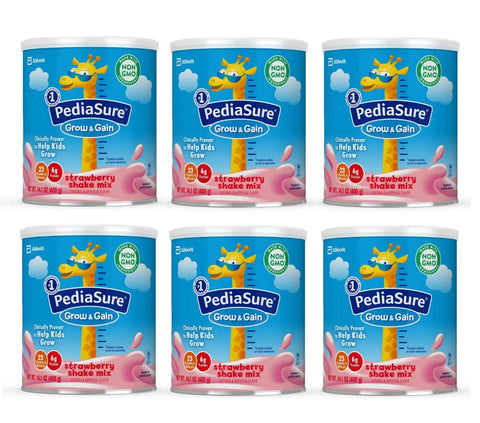 Pediasure Grow & Gain Vanilla Shake Powder (6-14.1 Oz) Case of 6