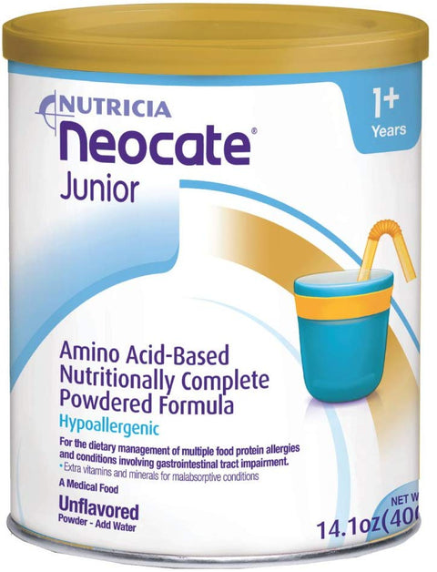 Neocate Junior, Unflavored, 14.1 oz / 400 g (Case of 4 cans) - Babies Nutrition