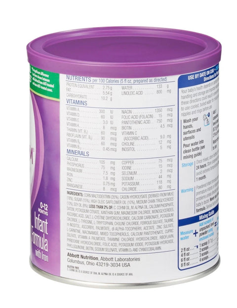 Similac Alimentum Hypoallergenic Infant formula (6-12.1 oz) Case of 6