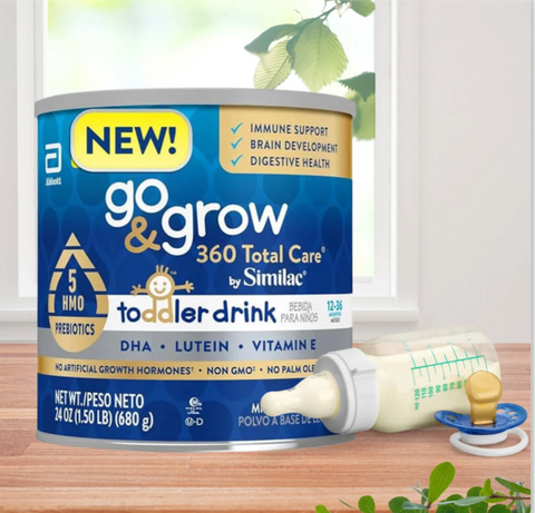 Similac go & grow 360 Total Care Non-GMO (4-24oz) Case of 4