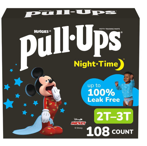 Pull-Ups Nighttime Potty Training Pants for Boys, Sizes 2T-4T