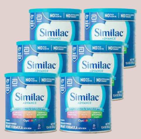 Similac Advance Infant Formula (6-12.4 oz) Case of 6