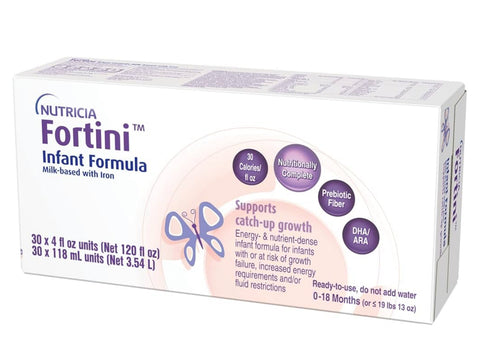 Nutricia Fortini Infant Formula - Milk-Based, 4 Fl Oz Carton (Case of 30)