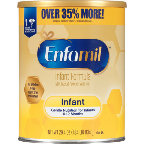 Enfamil Infant Baby Formula (4-29.4 OZ) Case of 4