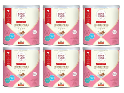 Baby's Only Mehadrin Baby Formula, Infant Formula Powder, 21 oz (Case of 6)