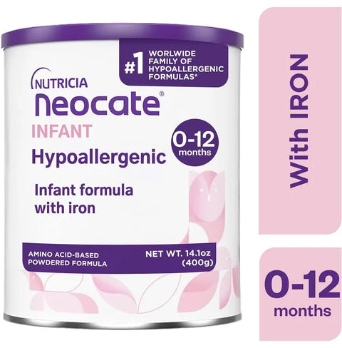 Neocate Infant DHA & ARA Amino Acid Based Infant Formula with Iron, 14.1 oz Can