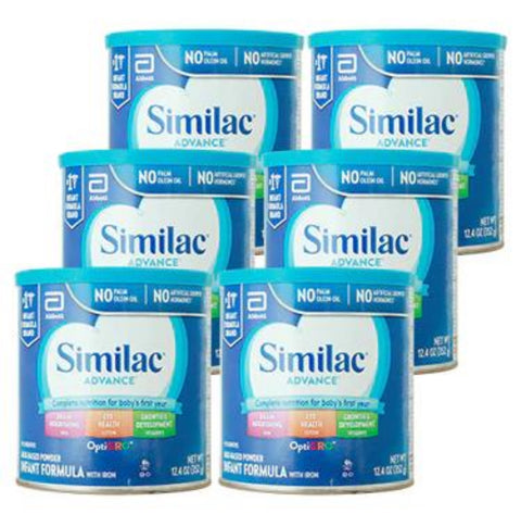 Similac Advance Infant Formula (6-12.4 oz) Case of 6