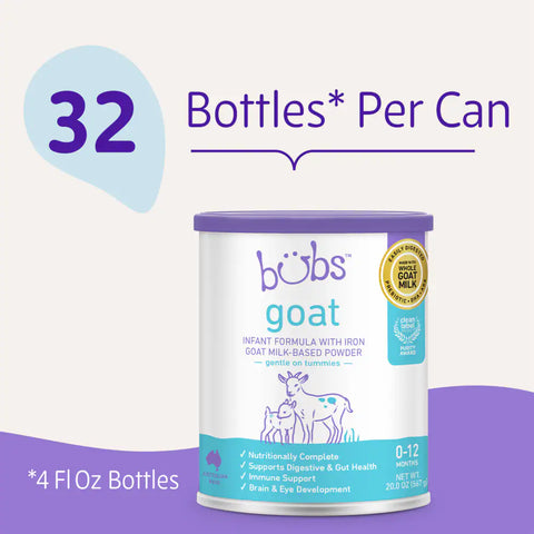Bubs Goat Milk Powder Infant Formula 0-12 months, 20 oz