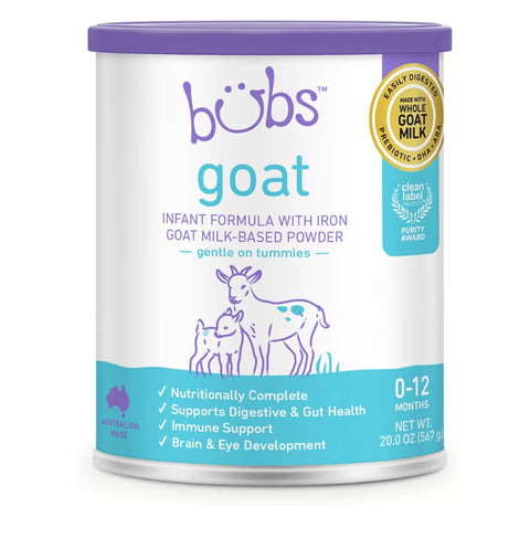 Bubs Goat Milk Powder Infant Formula 0-12 months, 20 oz