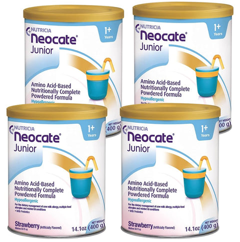 Neocate Jr. Strawberry 4-14.1 oz, (Case of 4)