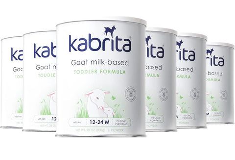 Kabrita Goat Milk Toddler Formula, Easy to Digest Baby Formula 12-24 Months - 28 Oz (Pack of 6)