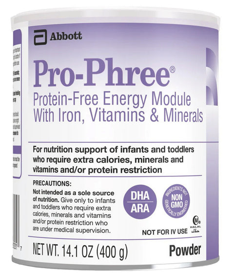 Pediatric Oral Supplement Pro-Phree Unflavored Can Powder Protein-Free- 14.1 oz