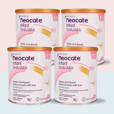 Neocate Infant Formula DHA/ARA (4 - 14.1 oz) Case of 4