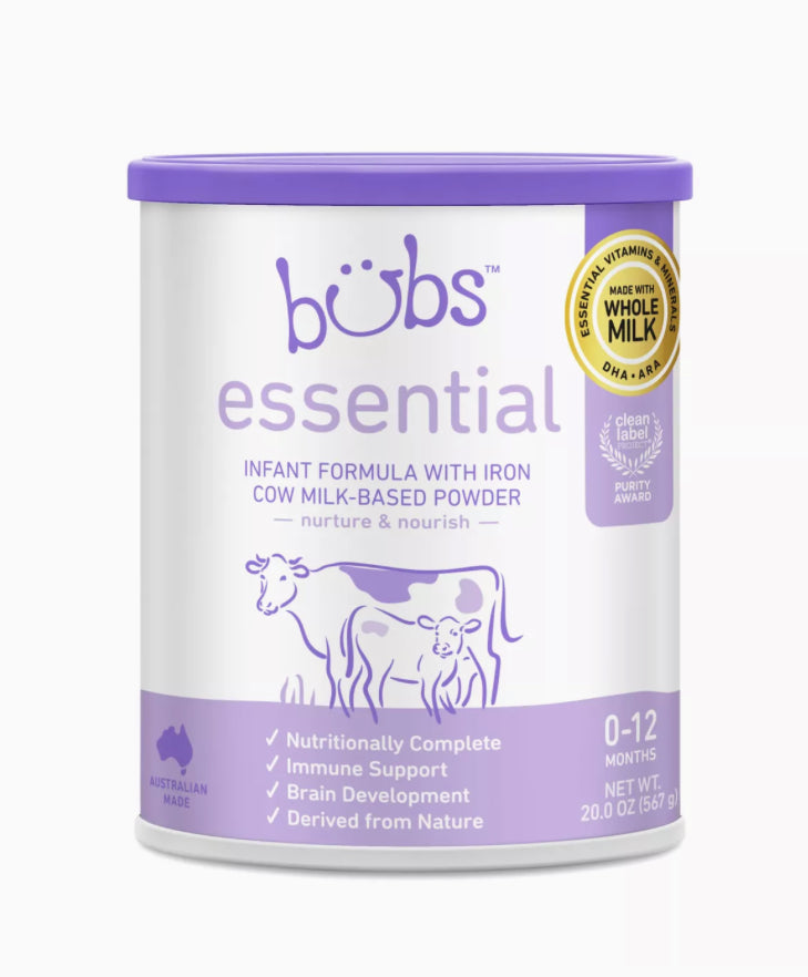 Aussie Bubs Supreme A2 Infant Formula, 0-6 months Stage 1 (Pack of