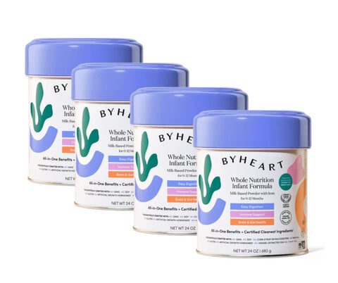 ByHeart Whole Nutrition Organic Infant Formula , 24 oz (Case of 4)