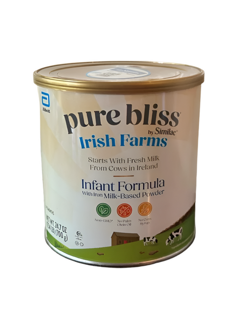 Similac Pure Bliss Non-GMO Infant Formula Powder 24.7 oz, (Pack of 4)