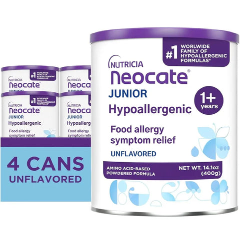 Neocate Junior Unflavored, 14.1 oz / 400 g (Case of 4)