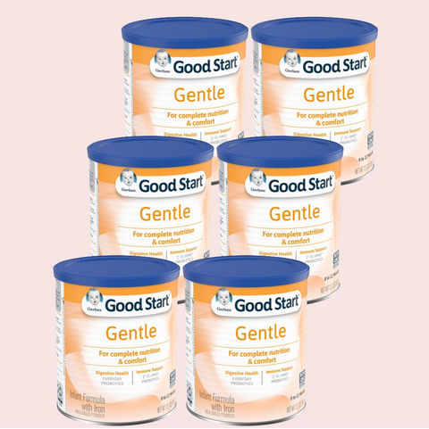 Gerber Good Start Gentle Non-GMO Infant Formula (6-12.7 oz) Case of 6