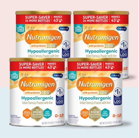 Enfamil Nutramigen Hypoallergenic Formula (4-27.8 OZ) Case of 4