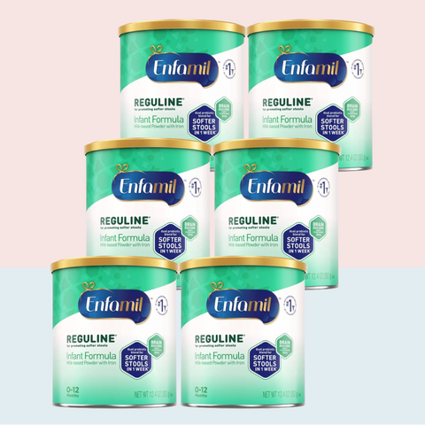 Enfamil Reguline Powder Infant Formula (6-12.4 oz) Case of 6