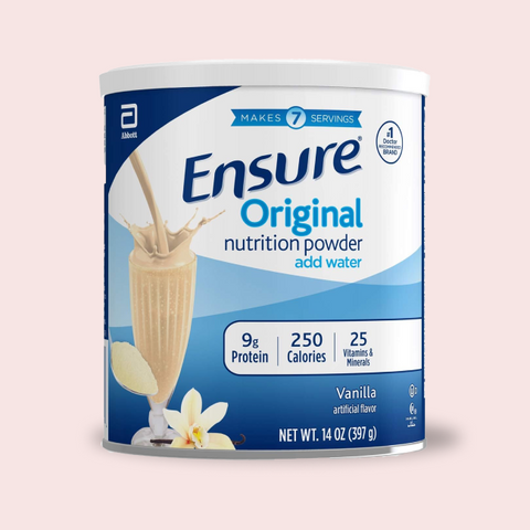 Ensure Original Powder, 9g Protein Vanilla, 14 oz Can - Case of 6