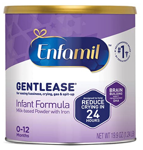 Enfamil Gentlease Infant Formula Powder, 19.9 Oz (Pack of 6)