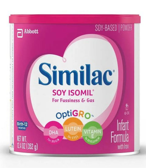 Similac Soy Isomil Infant Formula - 12.4 oz Can