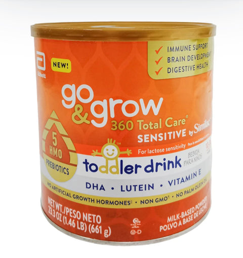 Similac go & grow 360 Sensitive Non-GMO 23.3 oz (Case of 4)