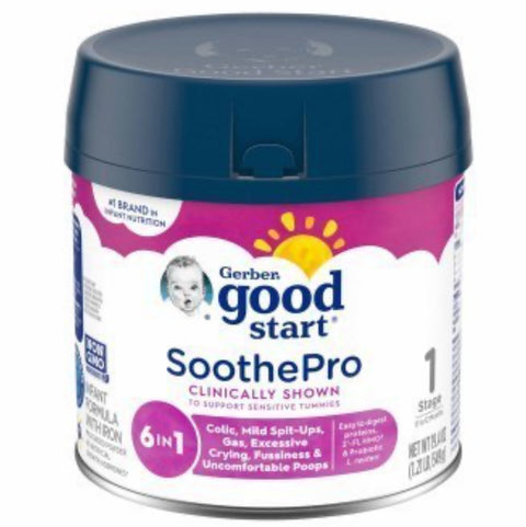 Gerber Good Start Soothe non-GMO (19.4 Oz) Case of 6