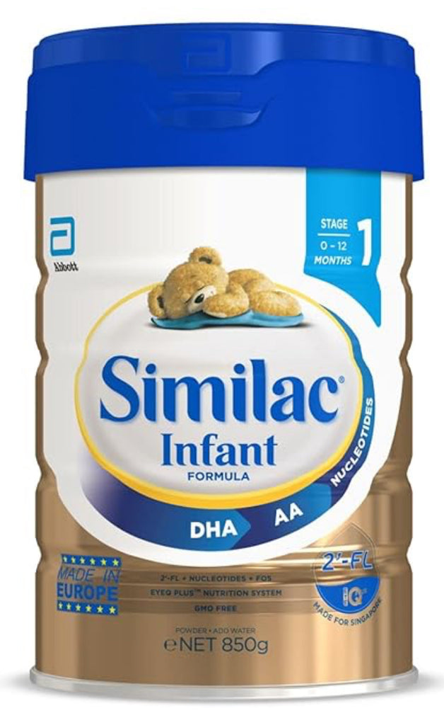 Similac Infant Formula, Imported Powder, (4-29.9 oz) Pack of 4