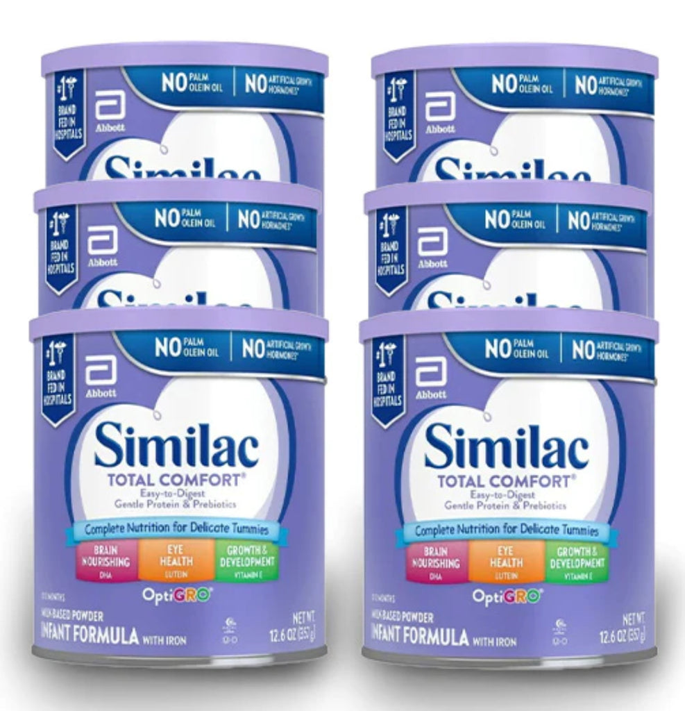 Similac Total Comfort Infant Formula Powder (6-12.6 oz) Case of 6