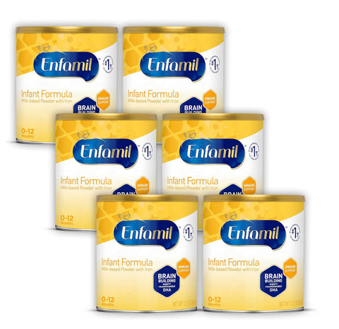 Enfamil Infant Formula with Iron, 12.5 oz (Case of 6)