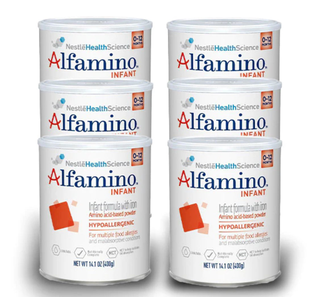 Alfamino Infant Formula Powder with Iron (6-14.1 oz) Case of 6