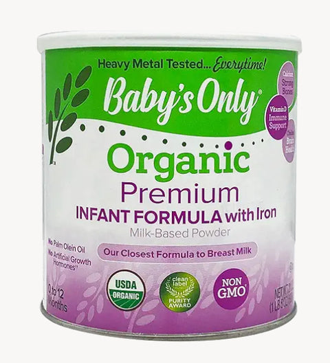 Baby’s Only Organic Premium Infant Formula, (6-21 oz.) Pack of 6