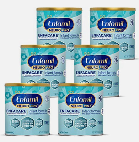 Enfamil Enfacare Infant Formula Non-GMO (6-13.6 oz) Case of 6