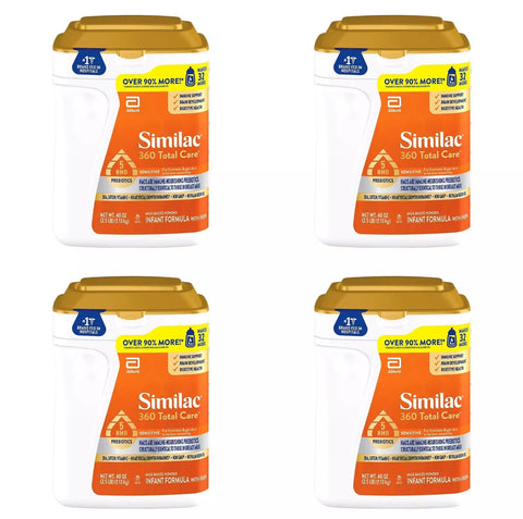 Similac 360 Total Care Sensitive Non-GMO 40 oz (Pack of 4)