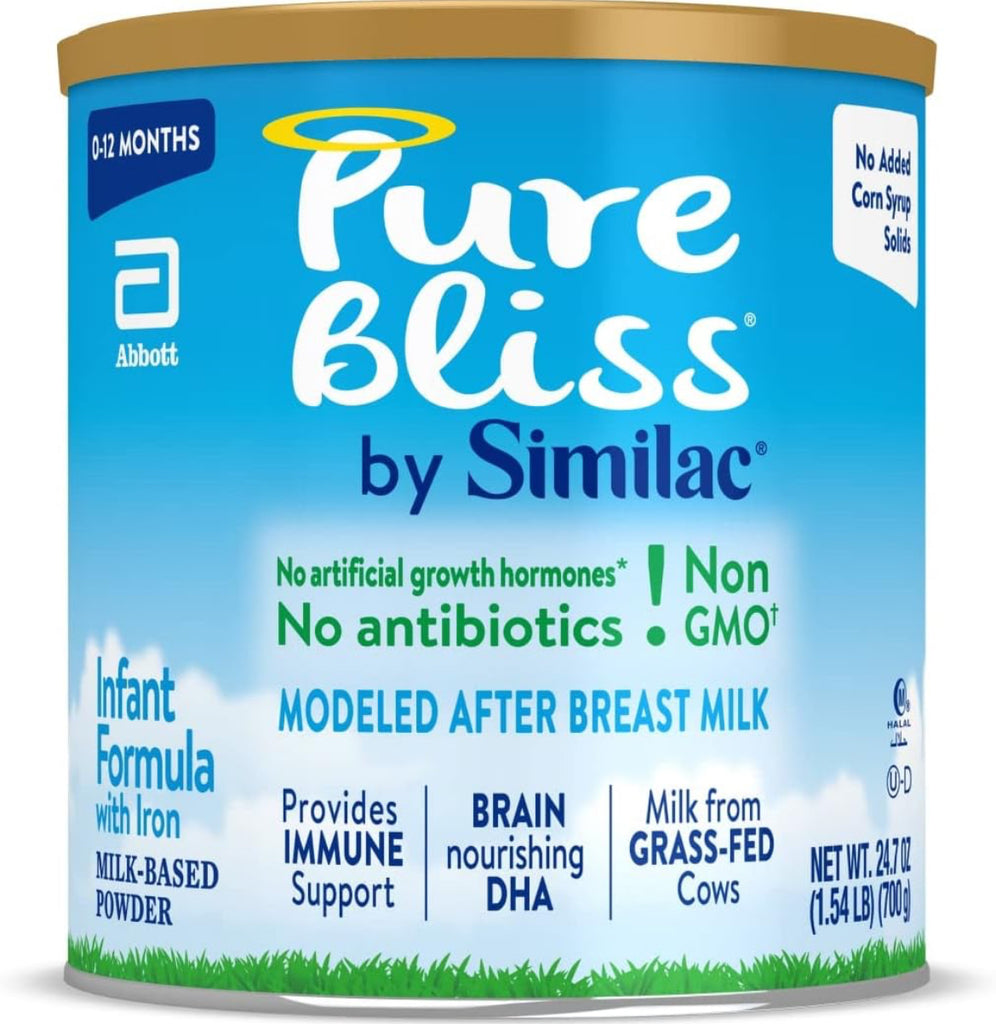 Similac Pure Bliss Non-GMO Infant Formula 24.7 oz (Case of 4)