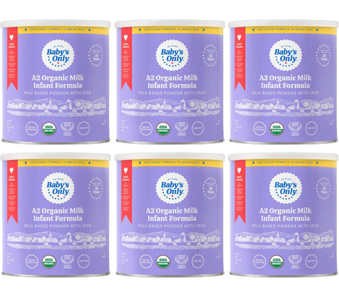 Baby’s Only Organic Gentle Milk-Based Infant Formula Powder 21 Oz (Case of 4)